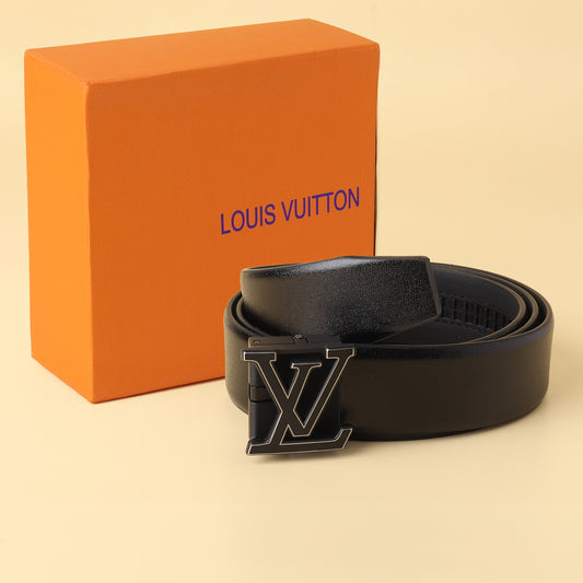 Vuitton Black  Buckle Belt