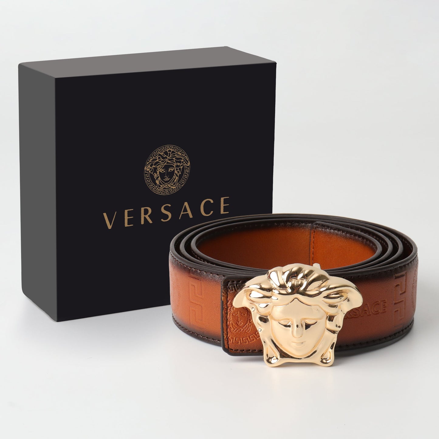 Medusa Cognac Edition Belt