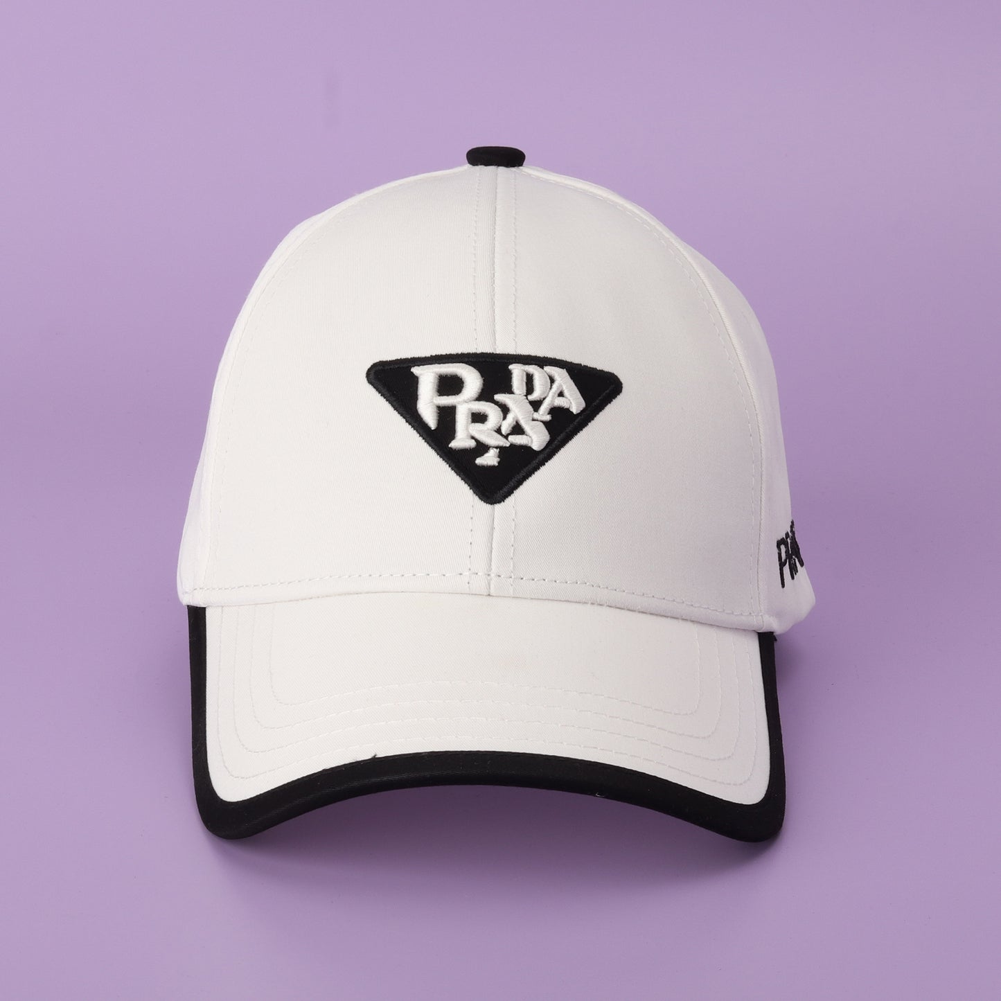 Prada White Baseball Cap