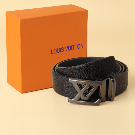 Vuitton Black Textured  Belt