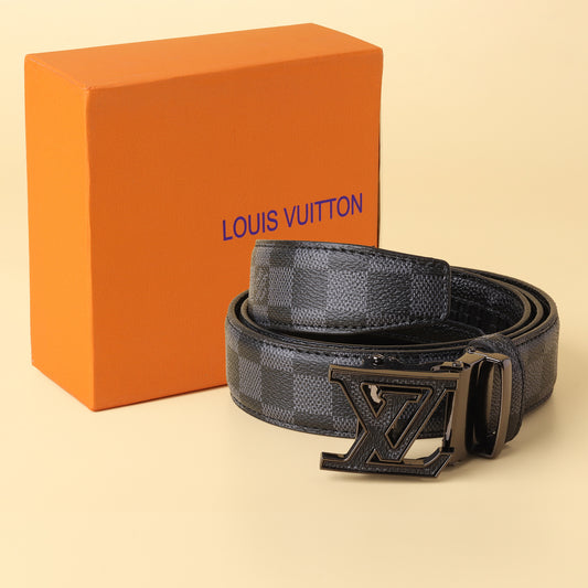 Graphite LV Buckle Belt