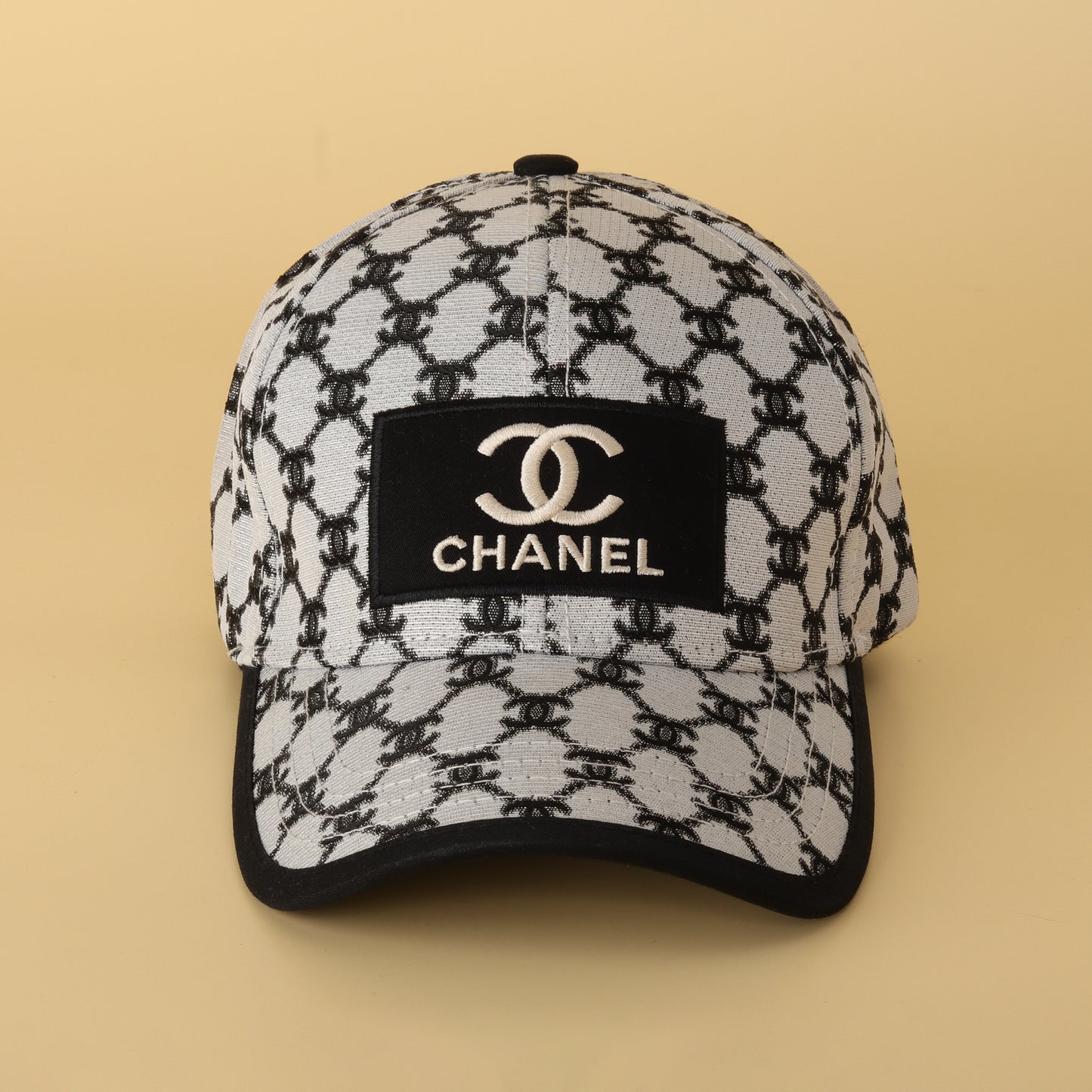 Black & White Baseball Cap – Designer Streetwear Hat
