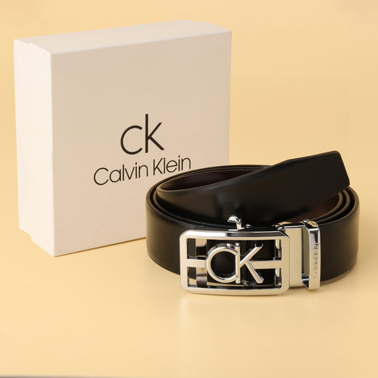Chrome CK Statement Buckle Belt