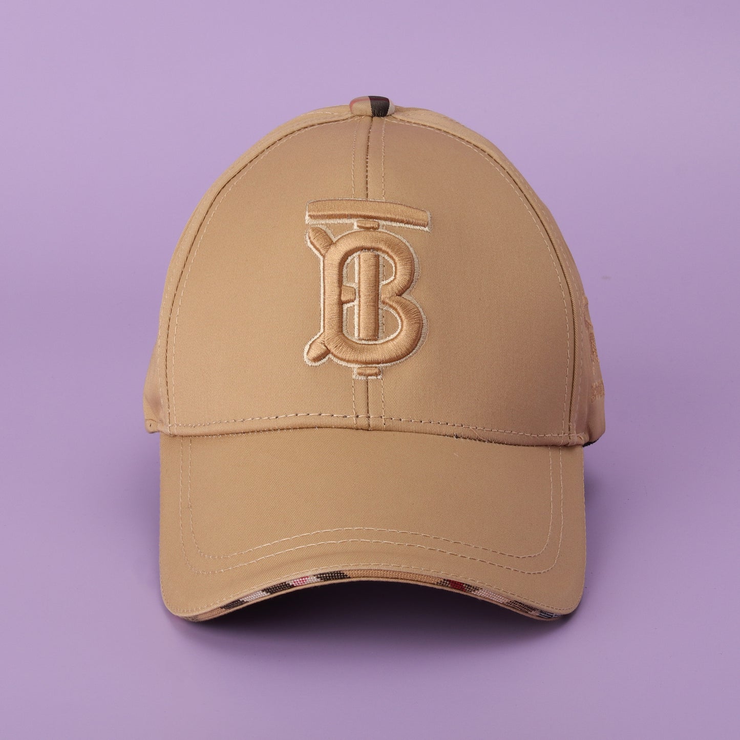 Burberry Beige Monogram Cap
