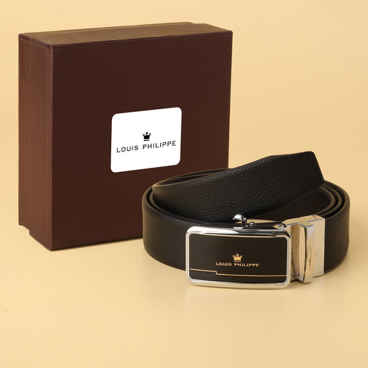 Philippe Reversible Leather Belt – Silver Buckle Edition