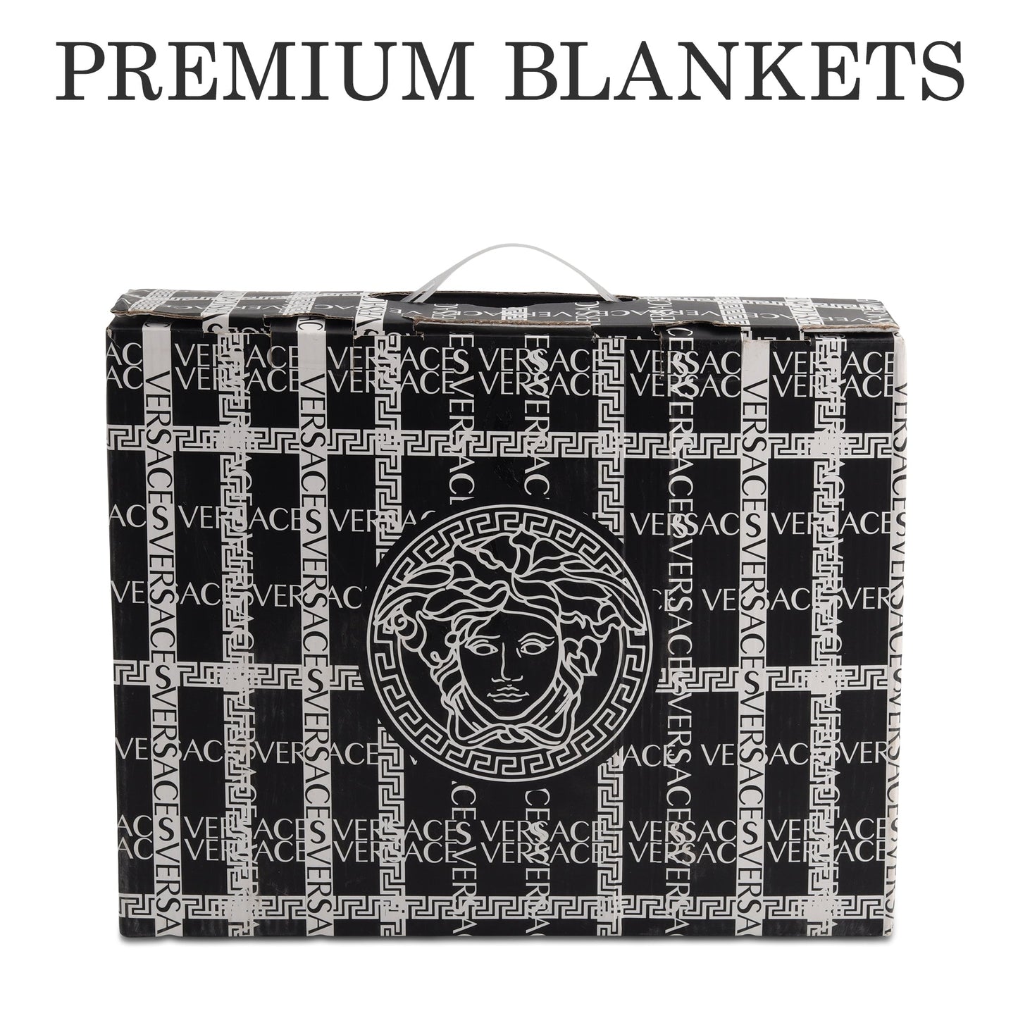 Greco Medusa Signature Blanket