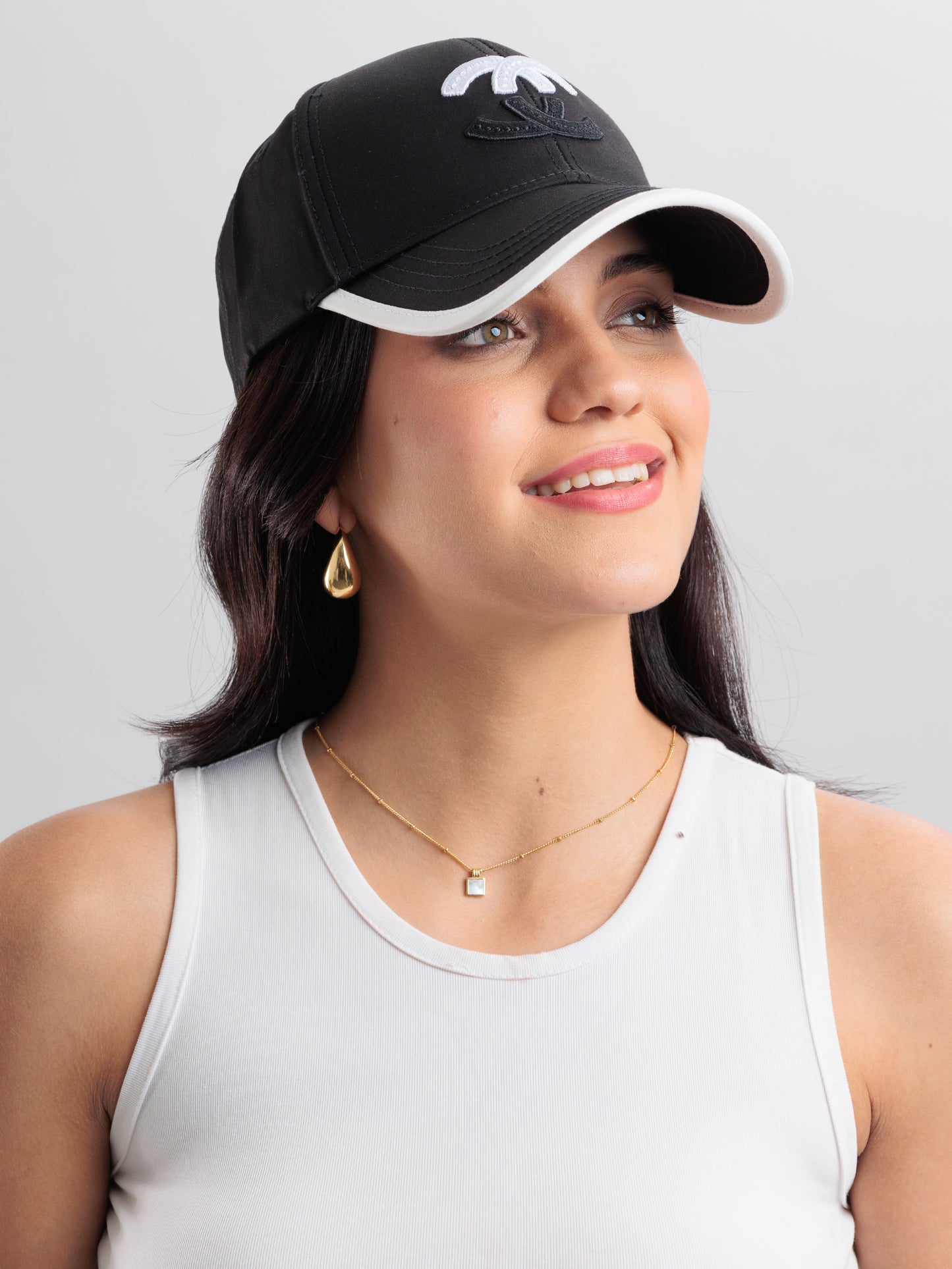 Midnight Luxe Contrast Cap