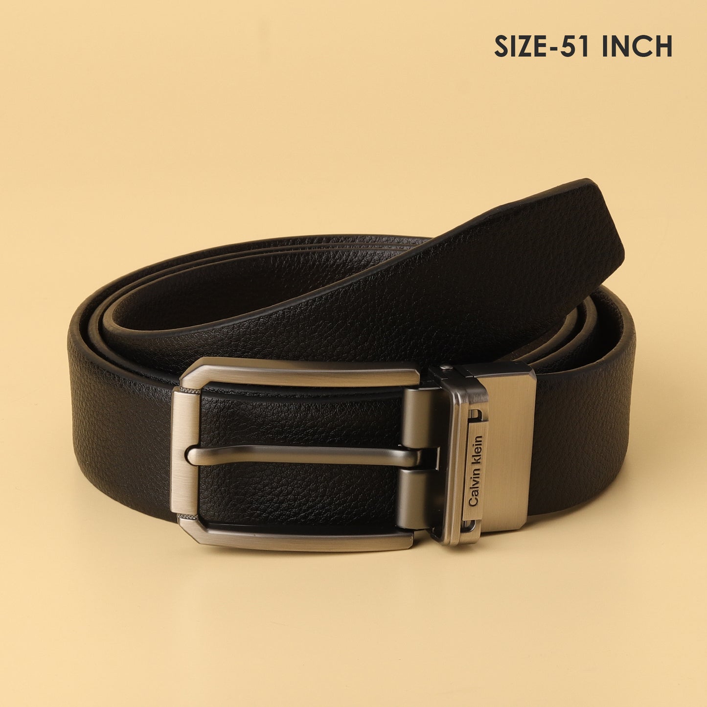 Dual Pin Buckle Leather Belt