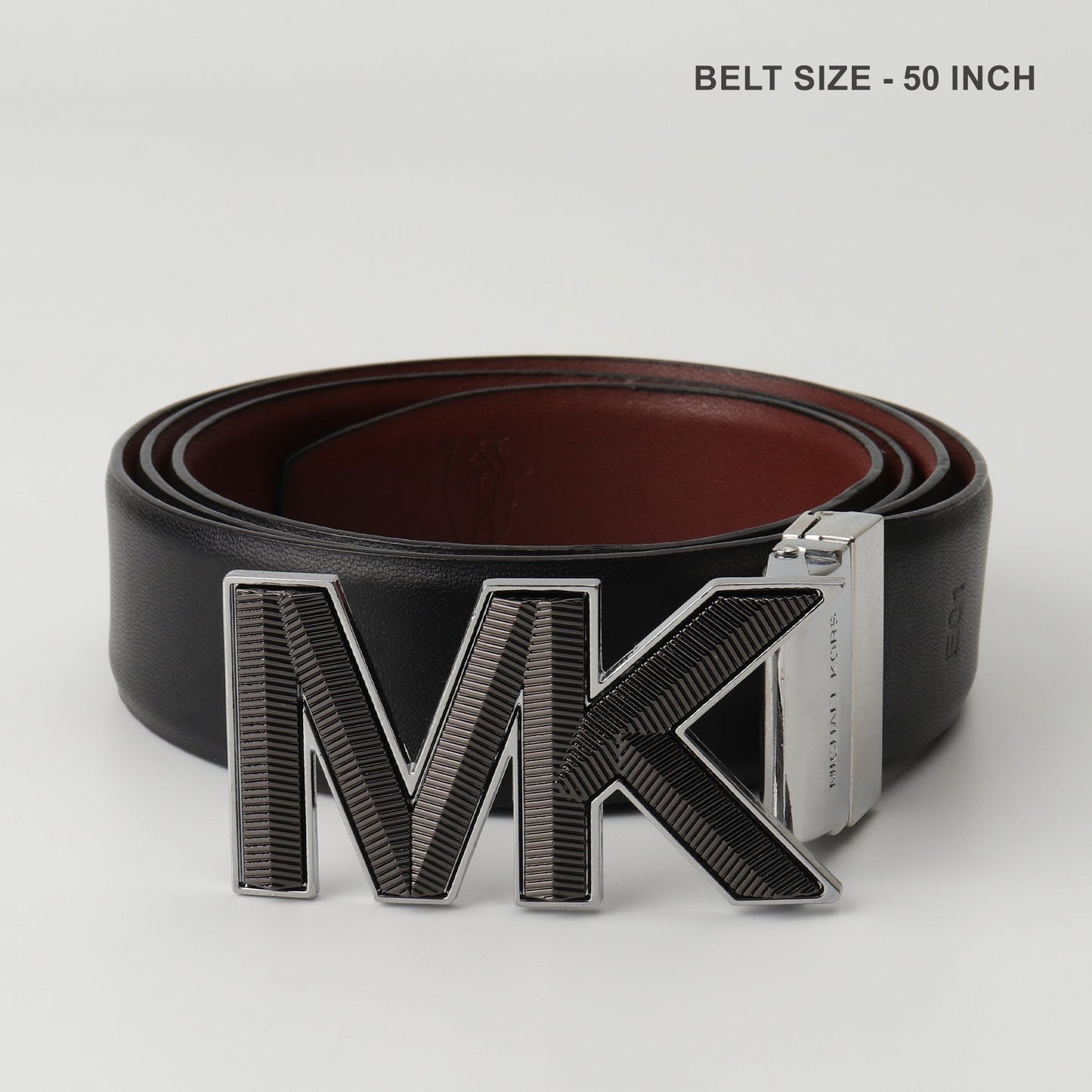 Gunmetal MK Statement Belt