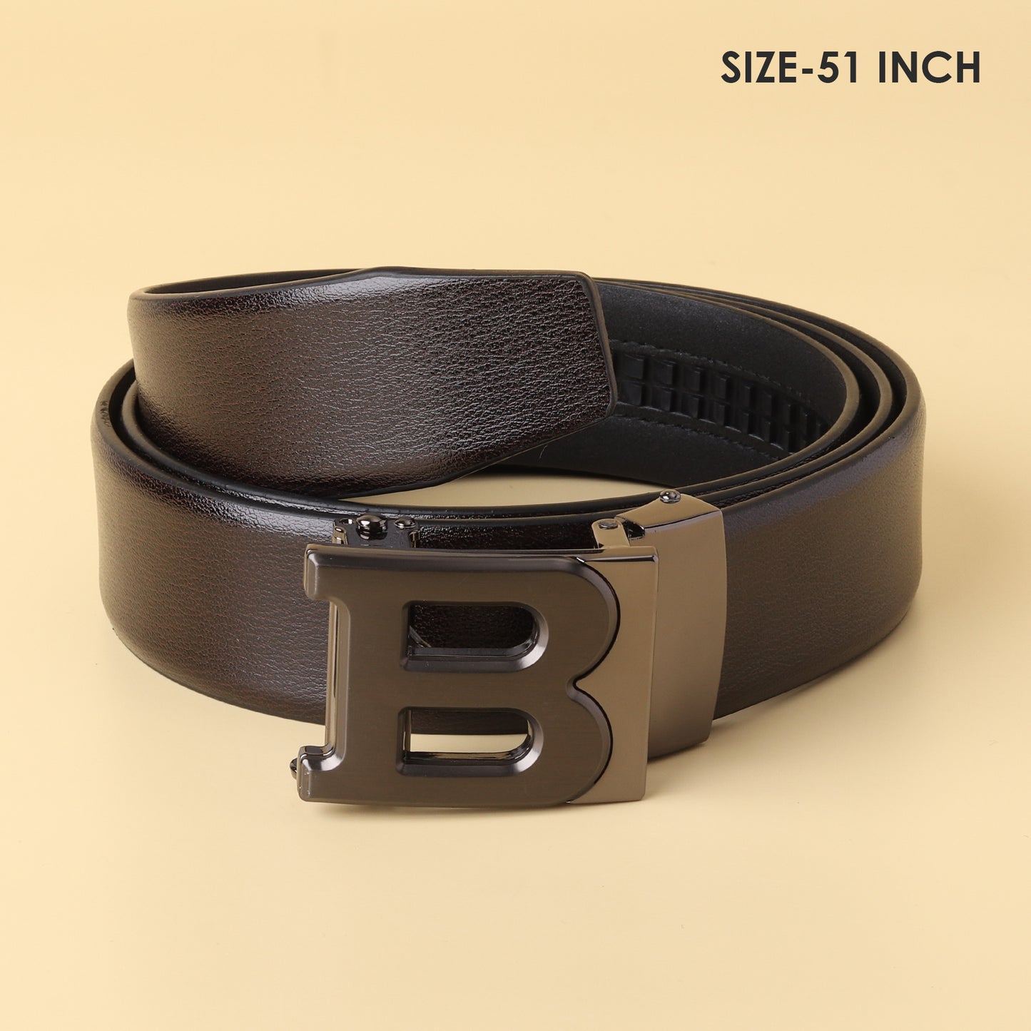 Signature Brown Leather Belt
