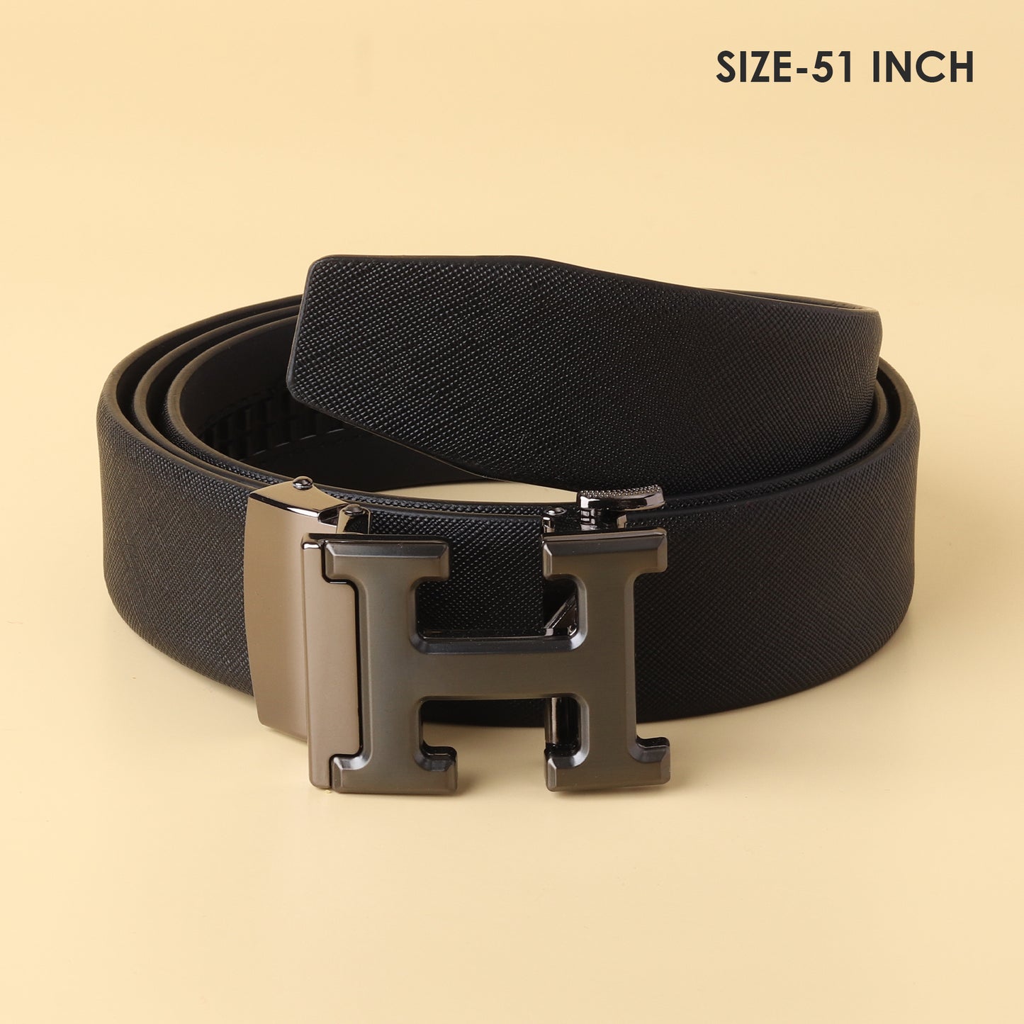 Hermès Noir H Buckle Belt