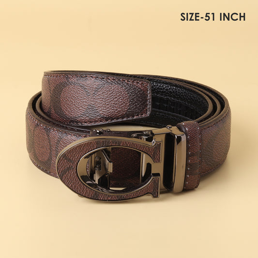 Buckle Brown Leather Belt