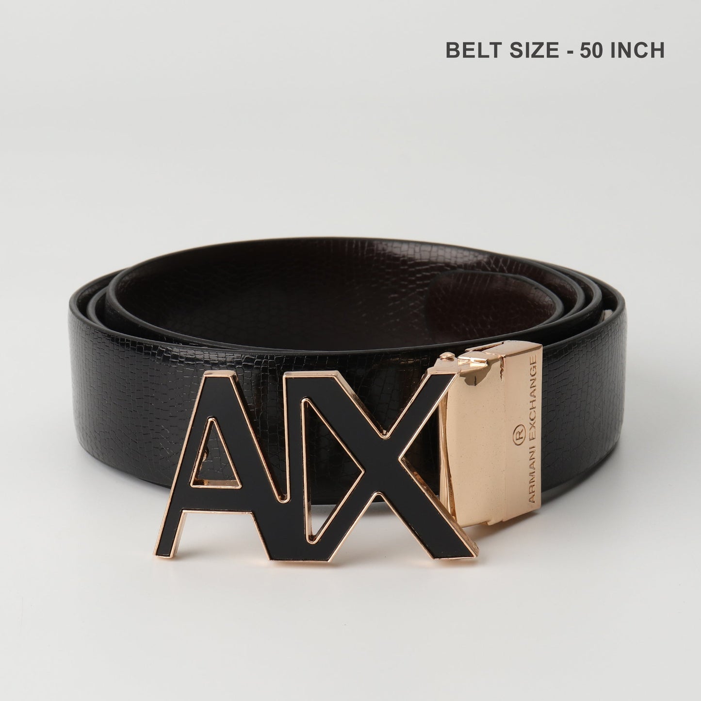 Luxe Contrast Monogram Belt