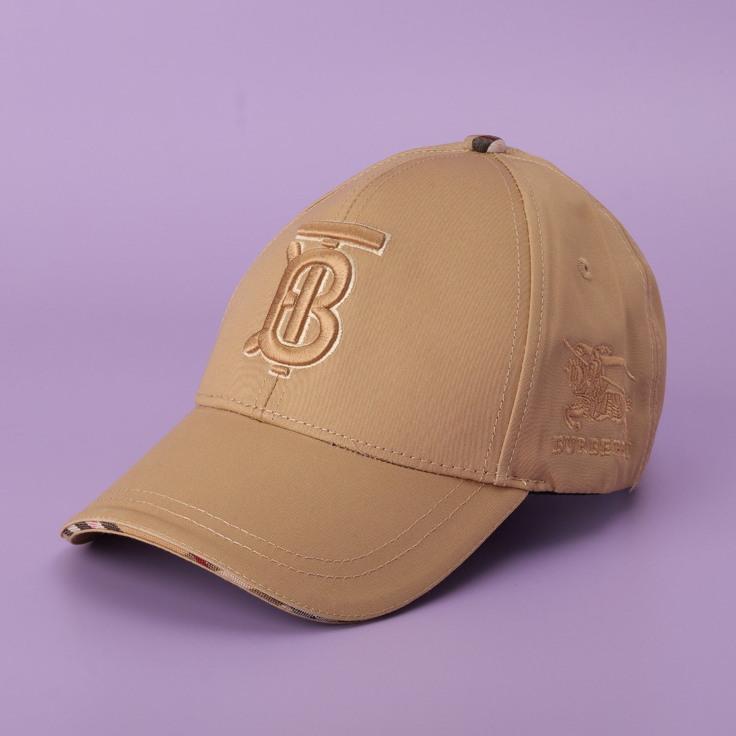 Burberry Beige Monogram Cap