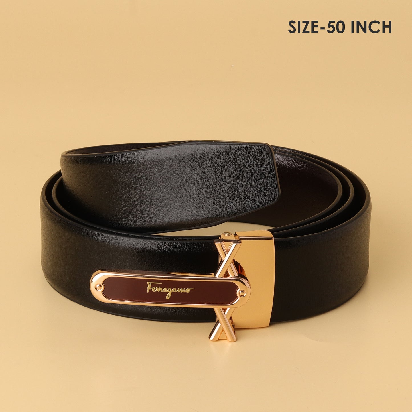 Gold-Tone Vara Buckle Belt