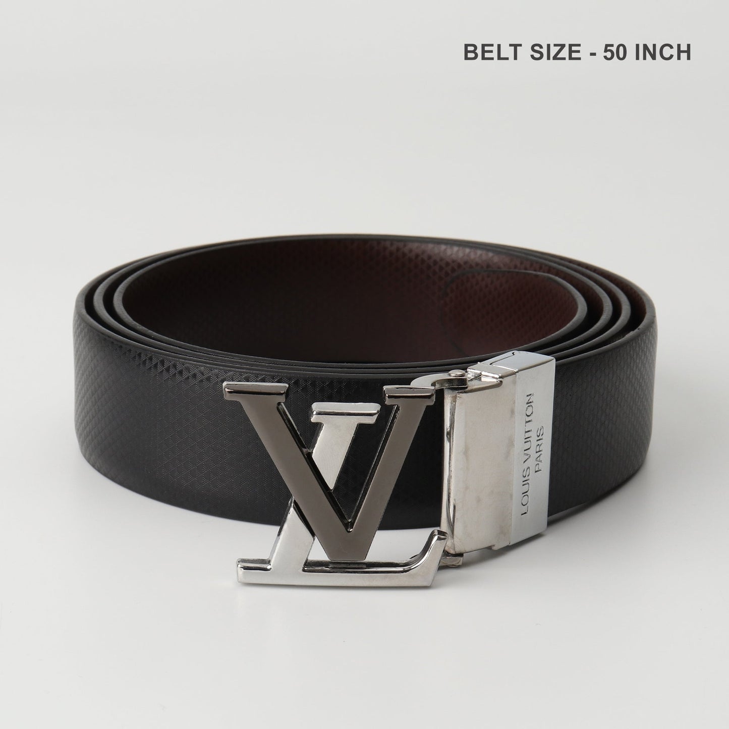 LV Initiales Polished Steel Belt