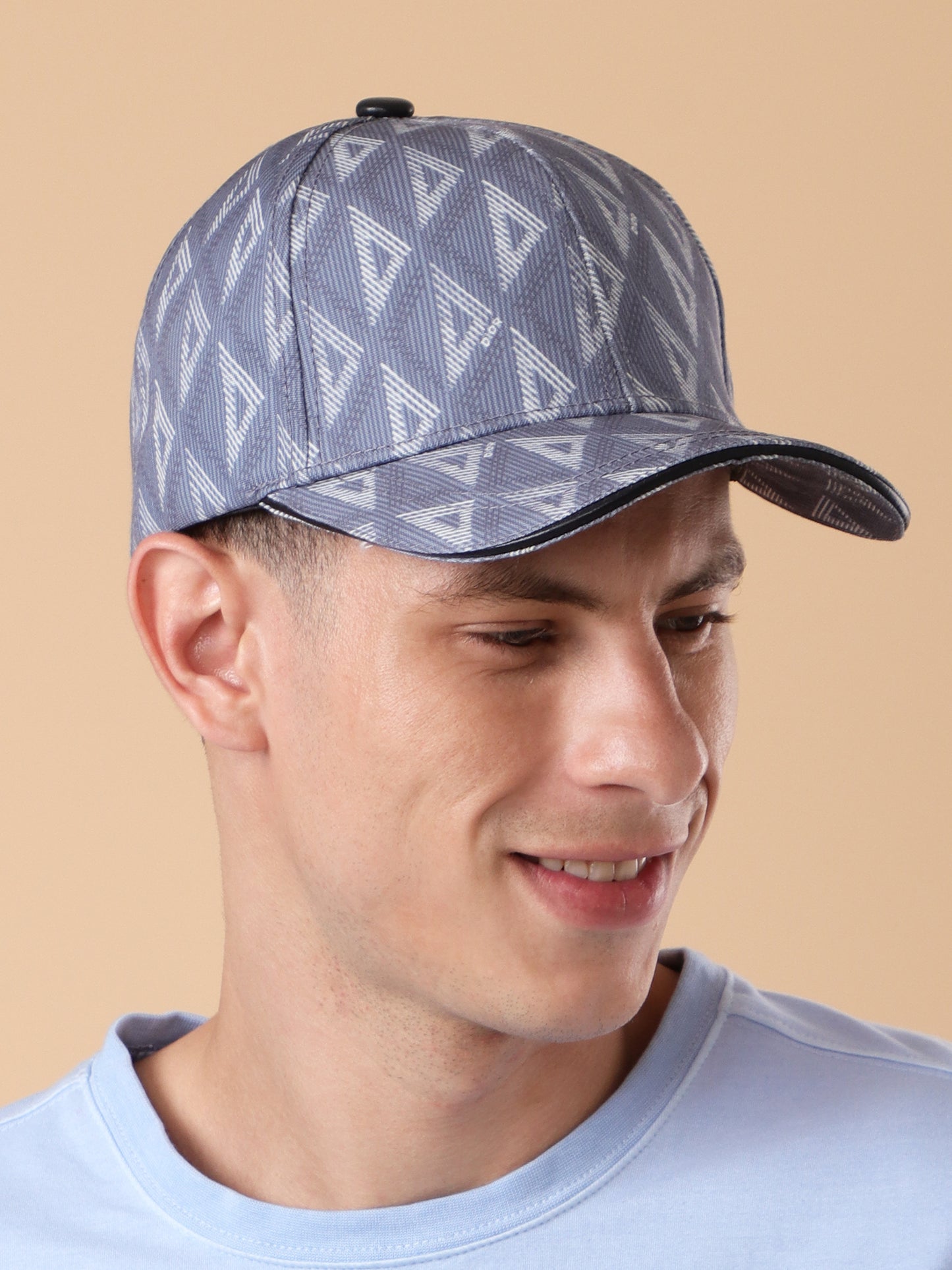 Abstract Geometric Print Baseball Cap