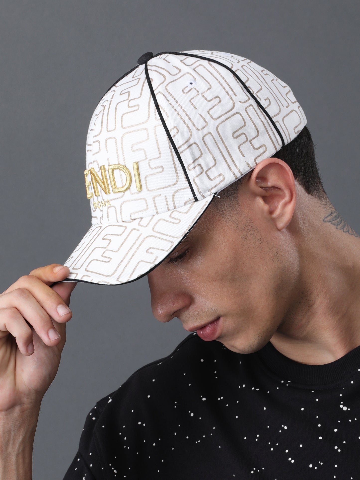 Roma Gold Logo Cap