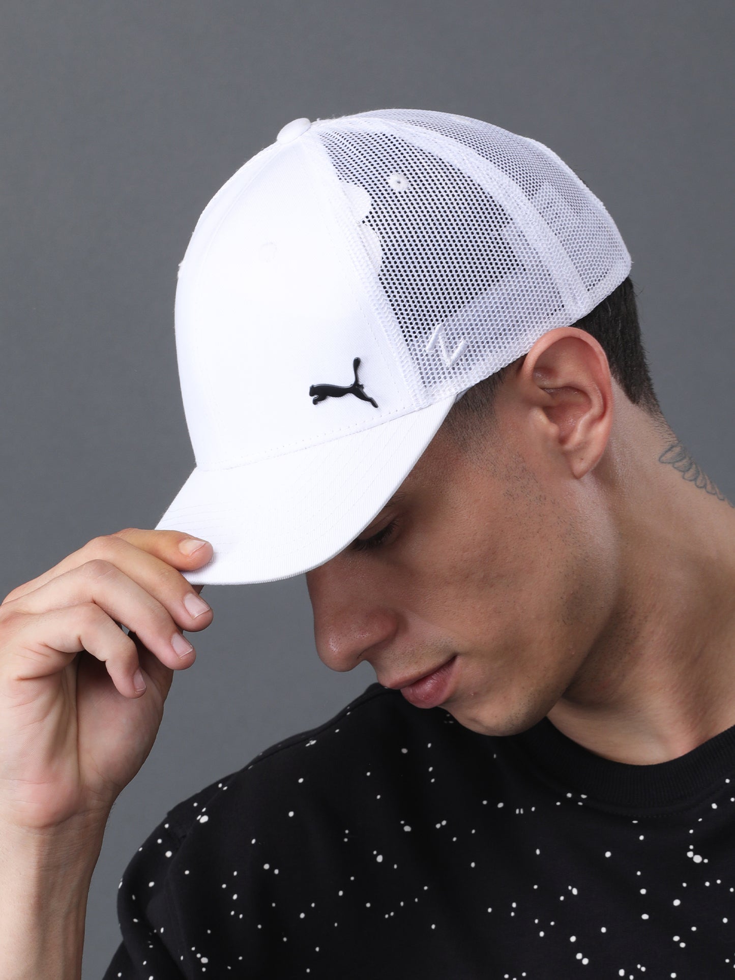 White Mesh Cap β Sporty Vibes, Street Style Energy