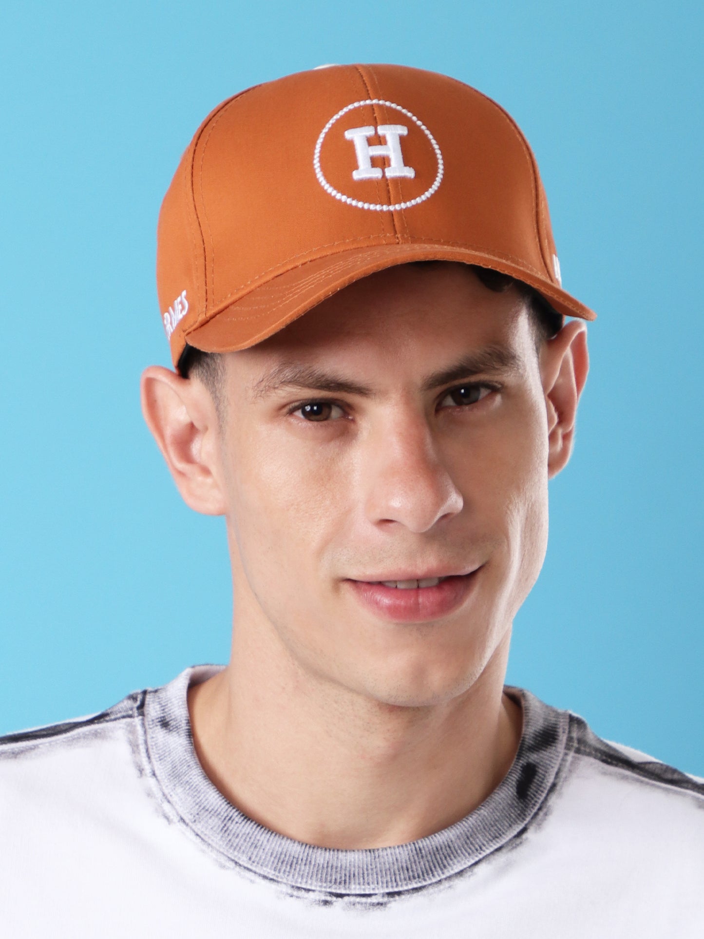 Burnt Orange "H" Logo Baseball Cap