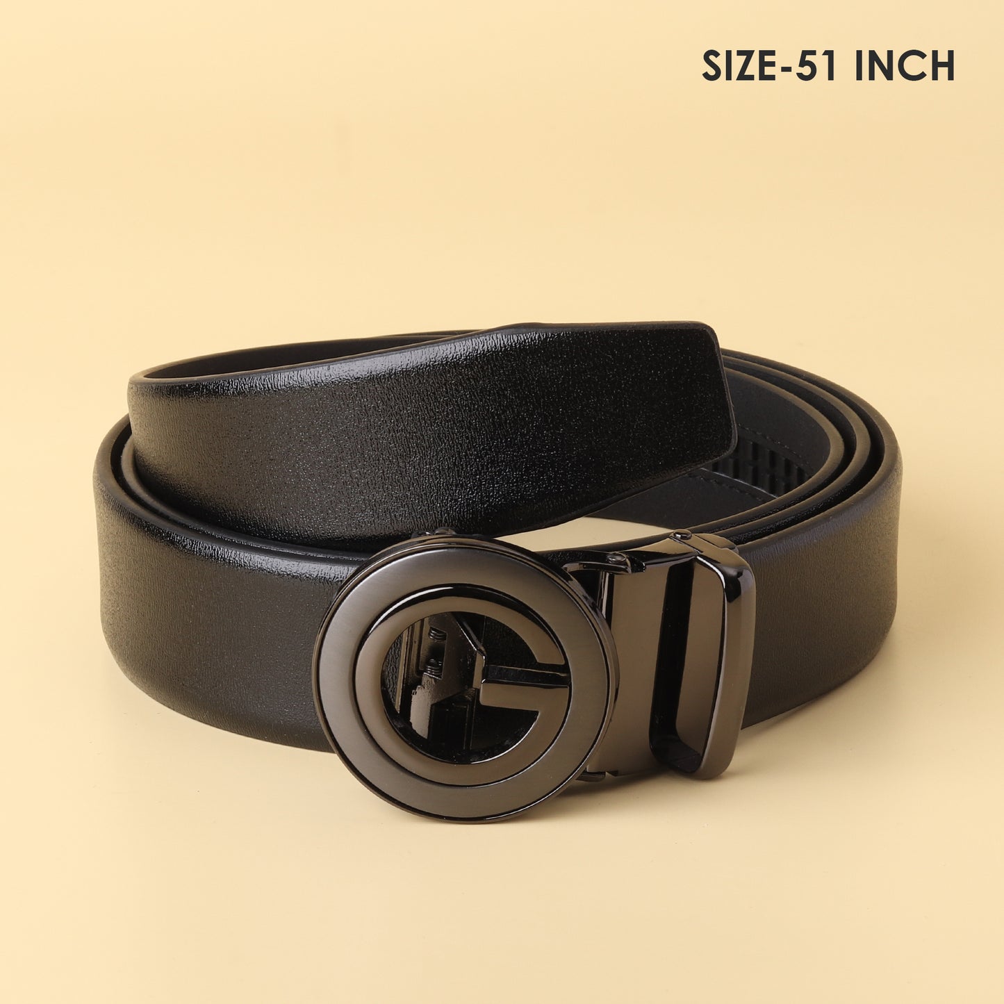 Gucci Black Leather Belt