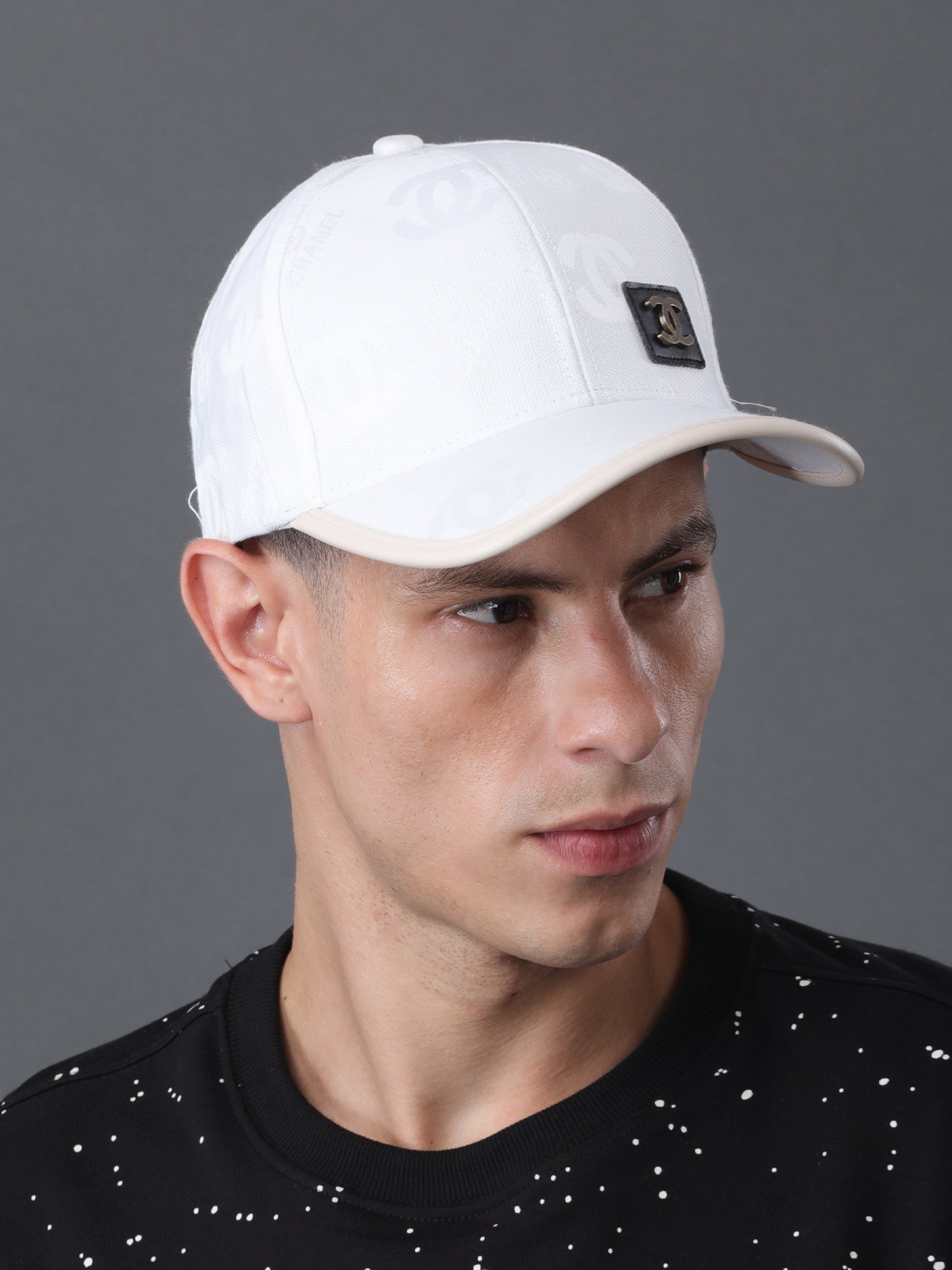 White Designer Cap β Luxury Streetwear With Iconic Edge