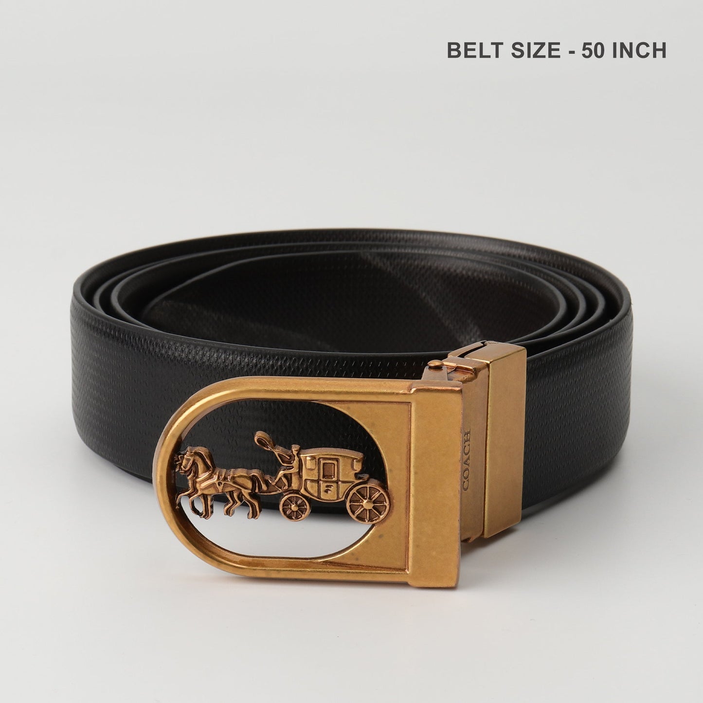 Carriage Legacy Belt – Brushed Gold