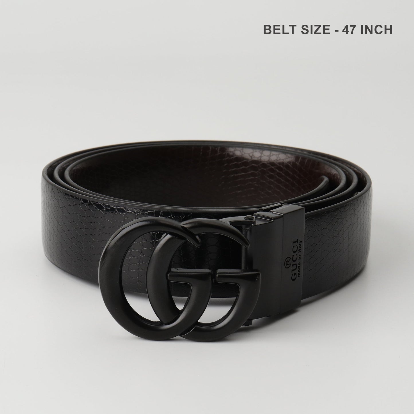 Double G Midnight Matte Belt
