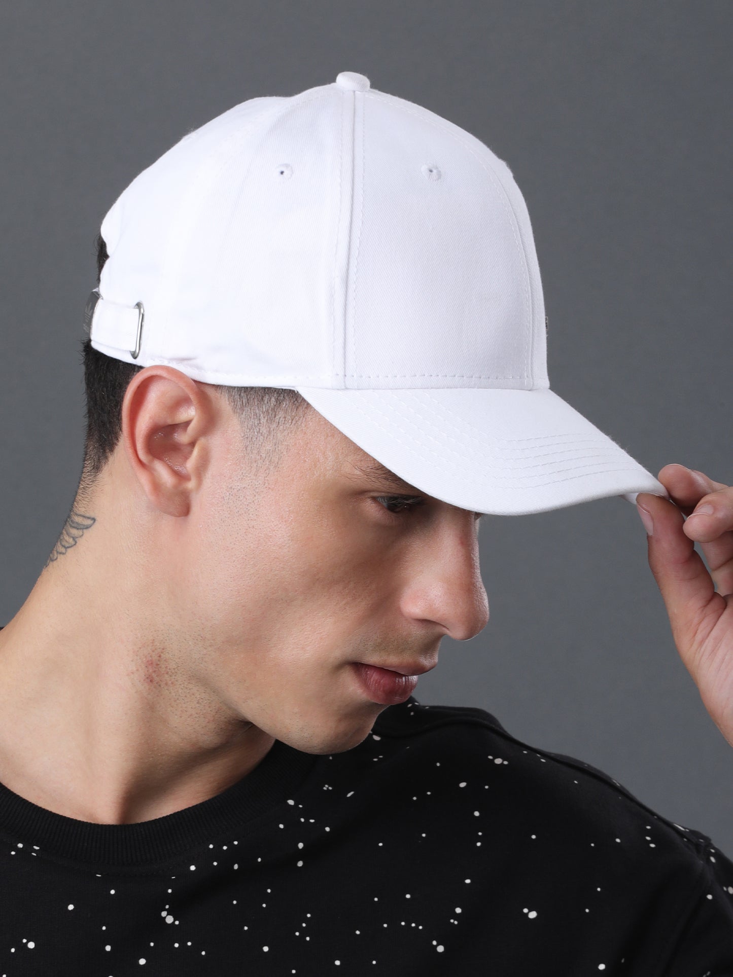 White Minimal Cap
