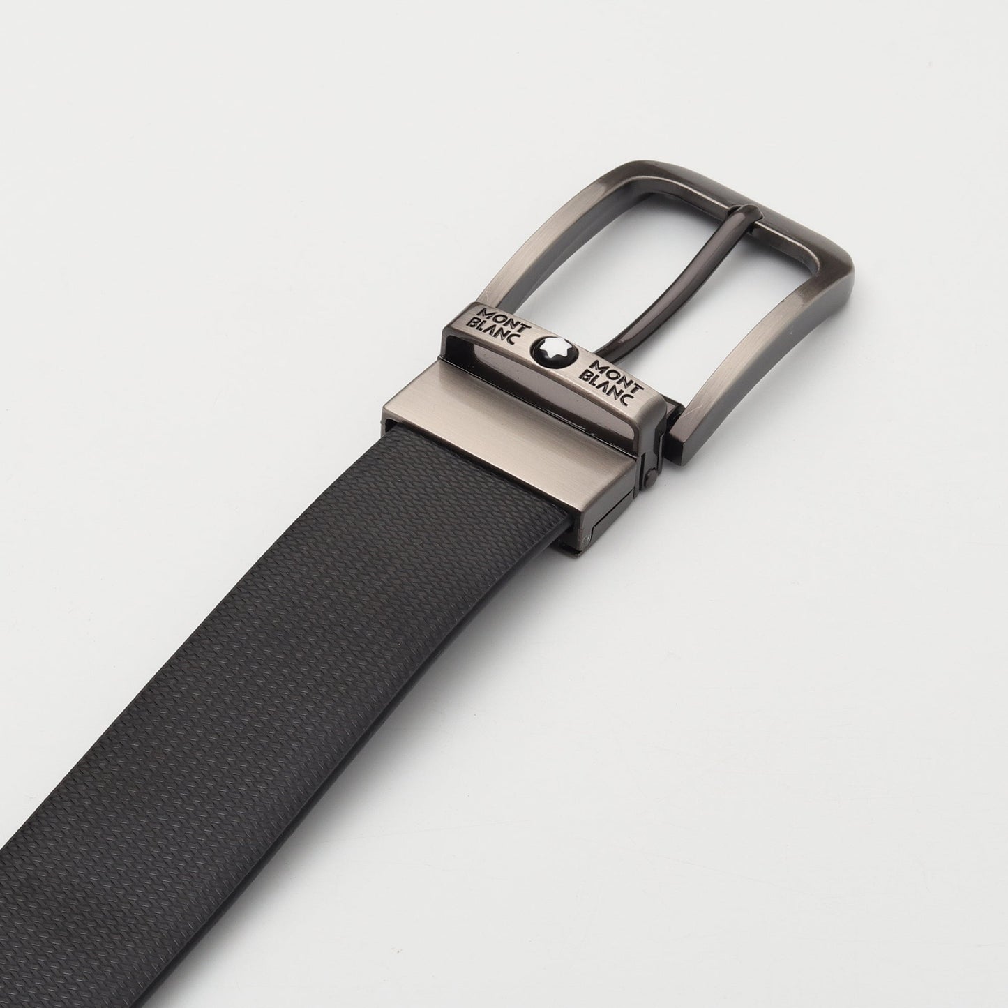 Icon Reversible Belt – Ash Steel & Coffee
