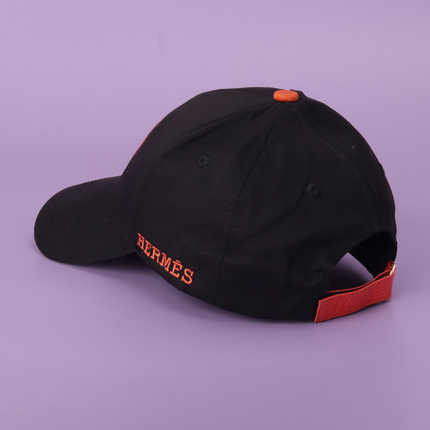 Hermès Crest Black Cap