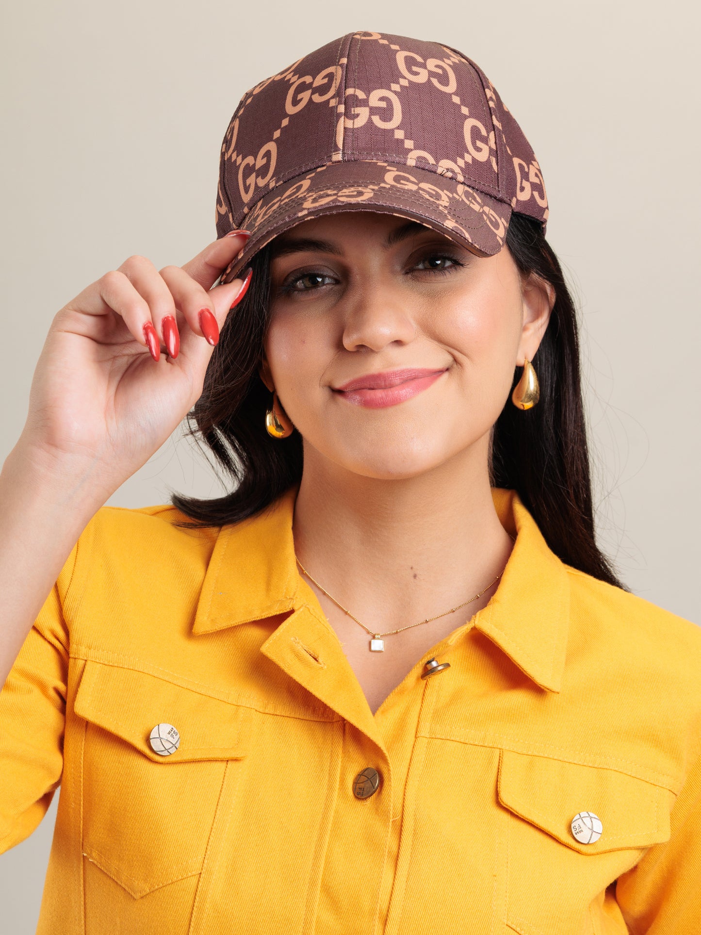 Classic Cocoa Monogram Cap
