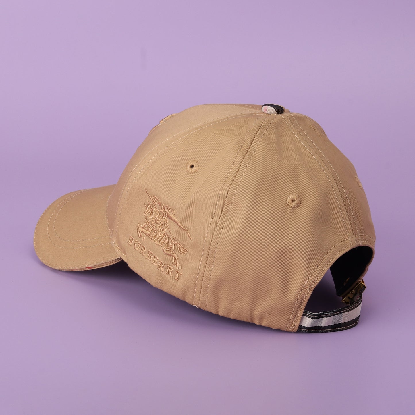 Burberry Beige Monogram Cap