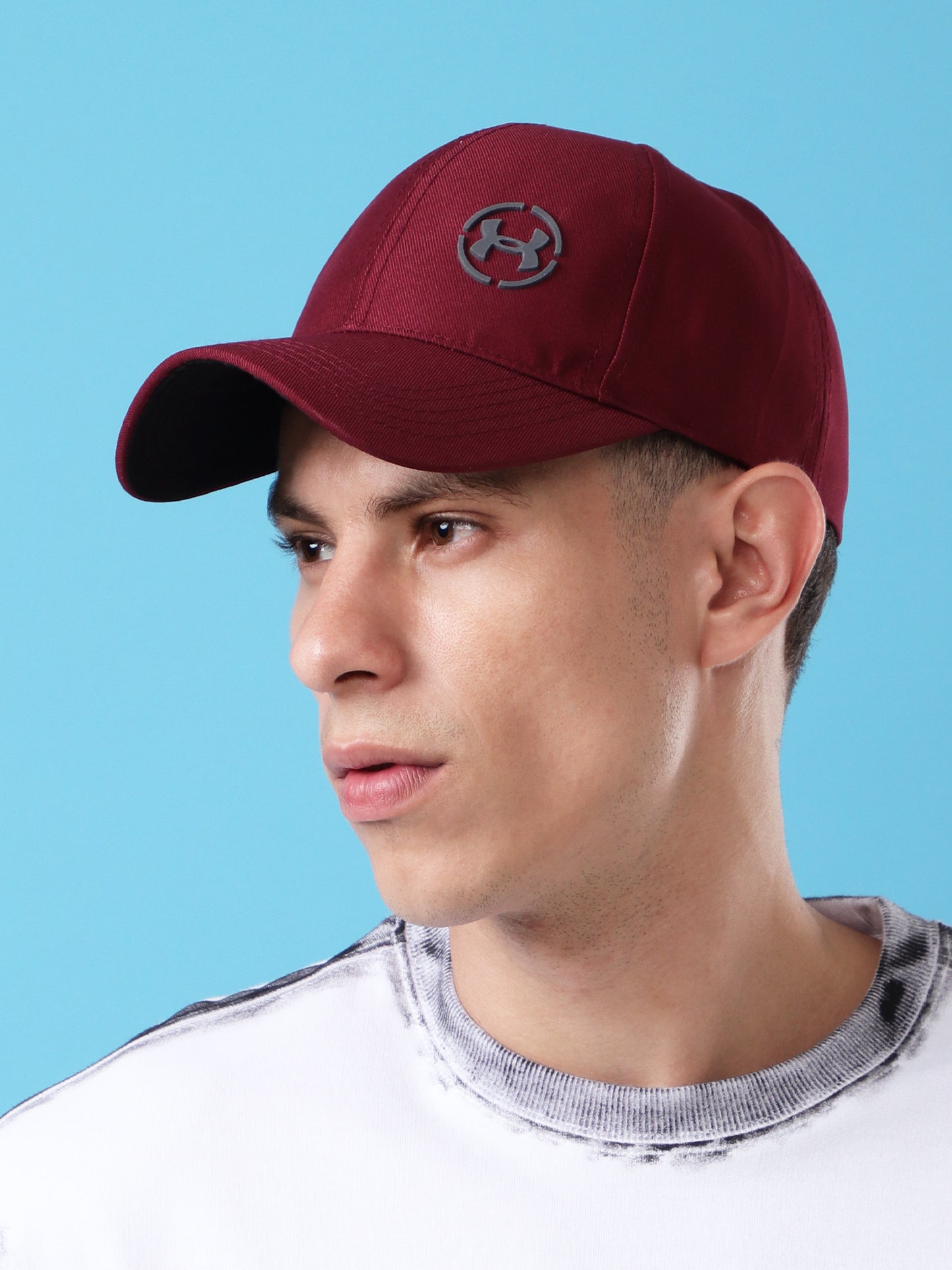 Armour Maroon Baseball Cap – Performance Sports & Streetwear Style