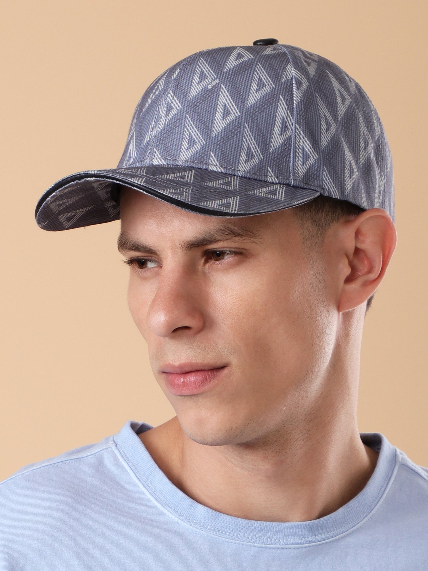 Abstract Geometric Print Baseball Cap
