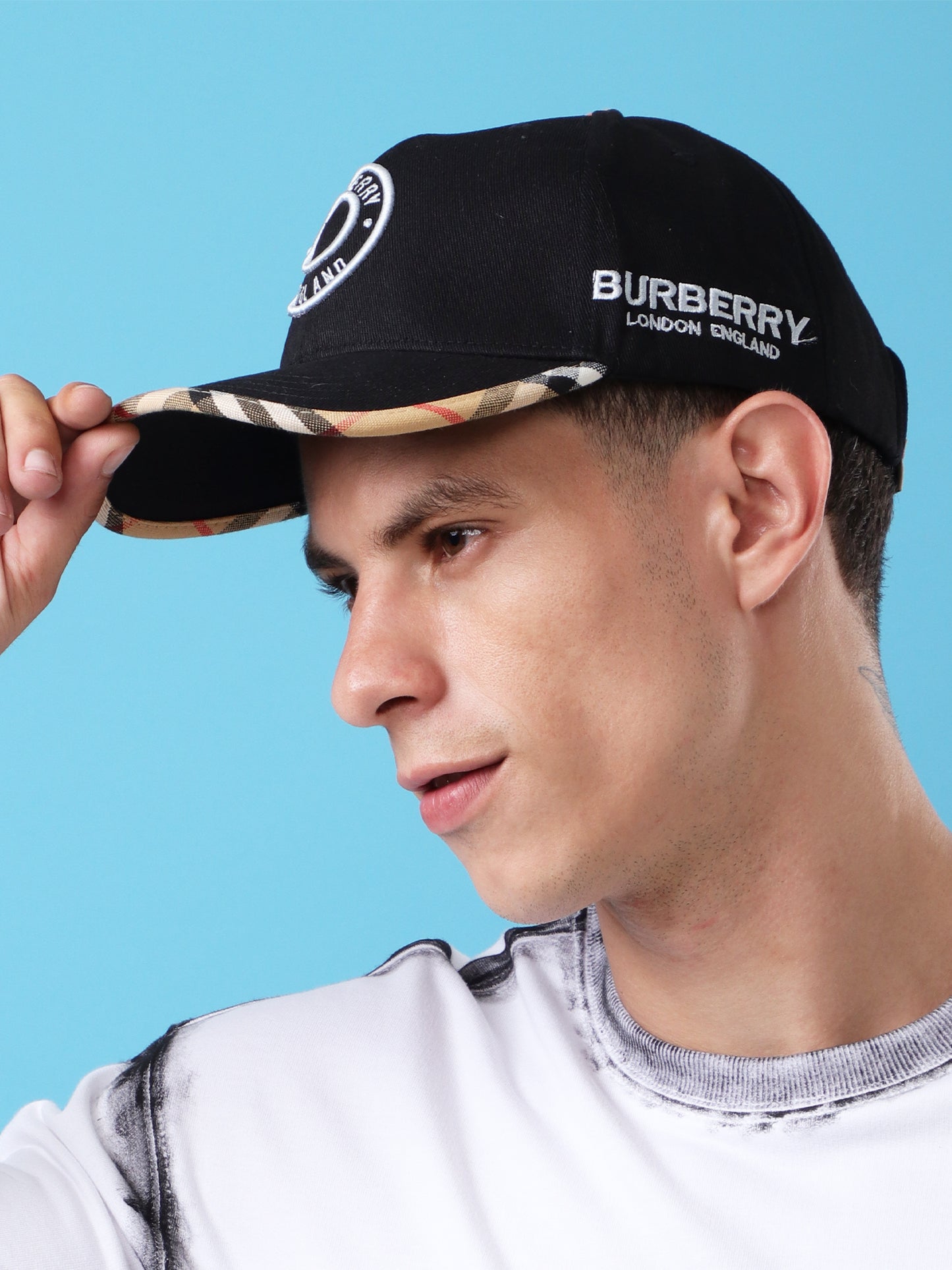Black Logo Baseball Cap