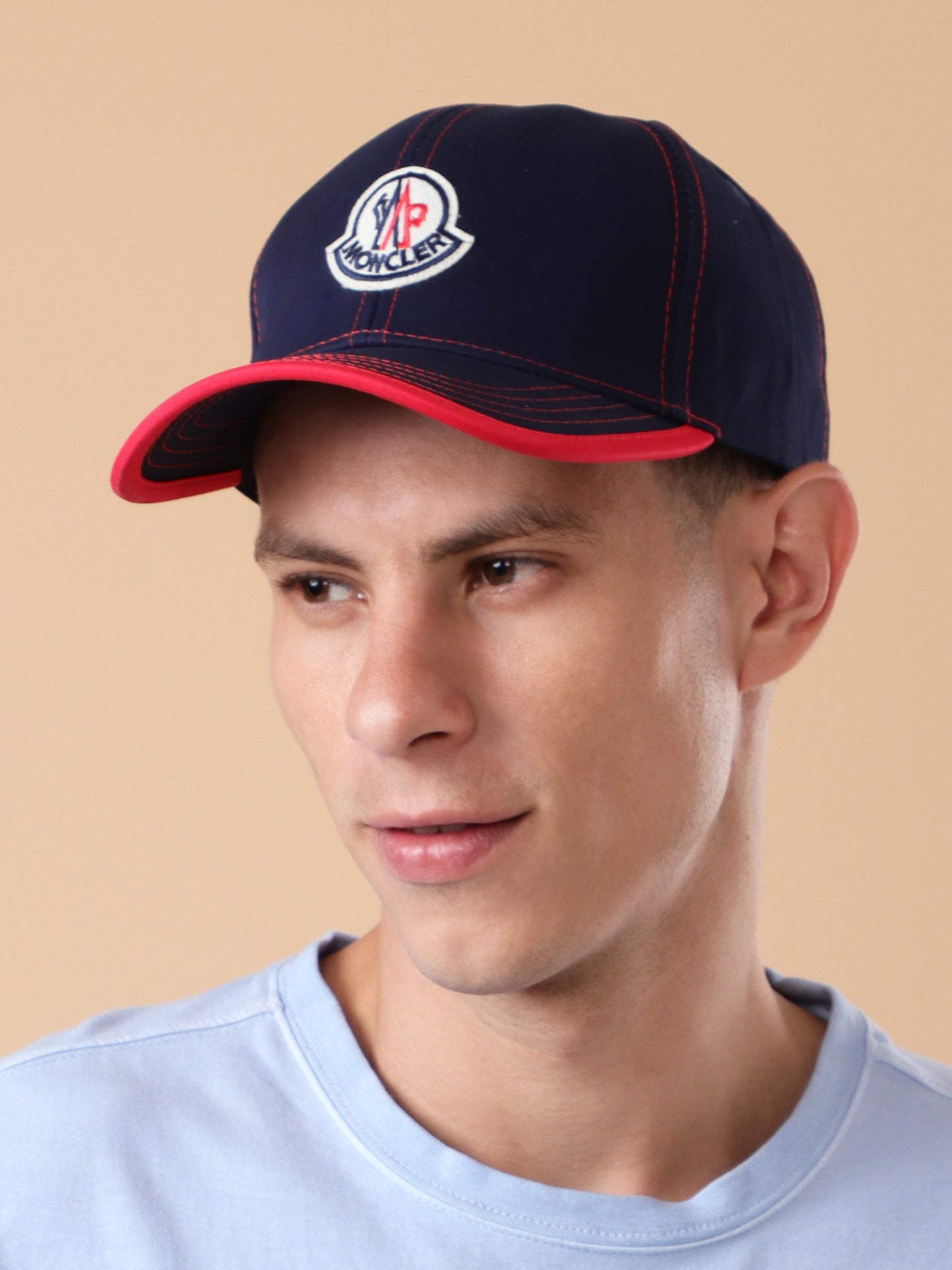 Moncler Tricolor Logo Baseball Cap