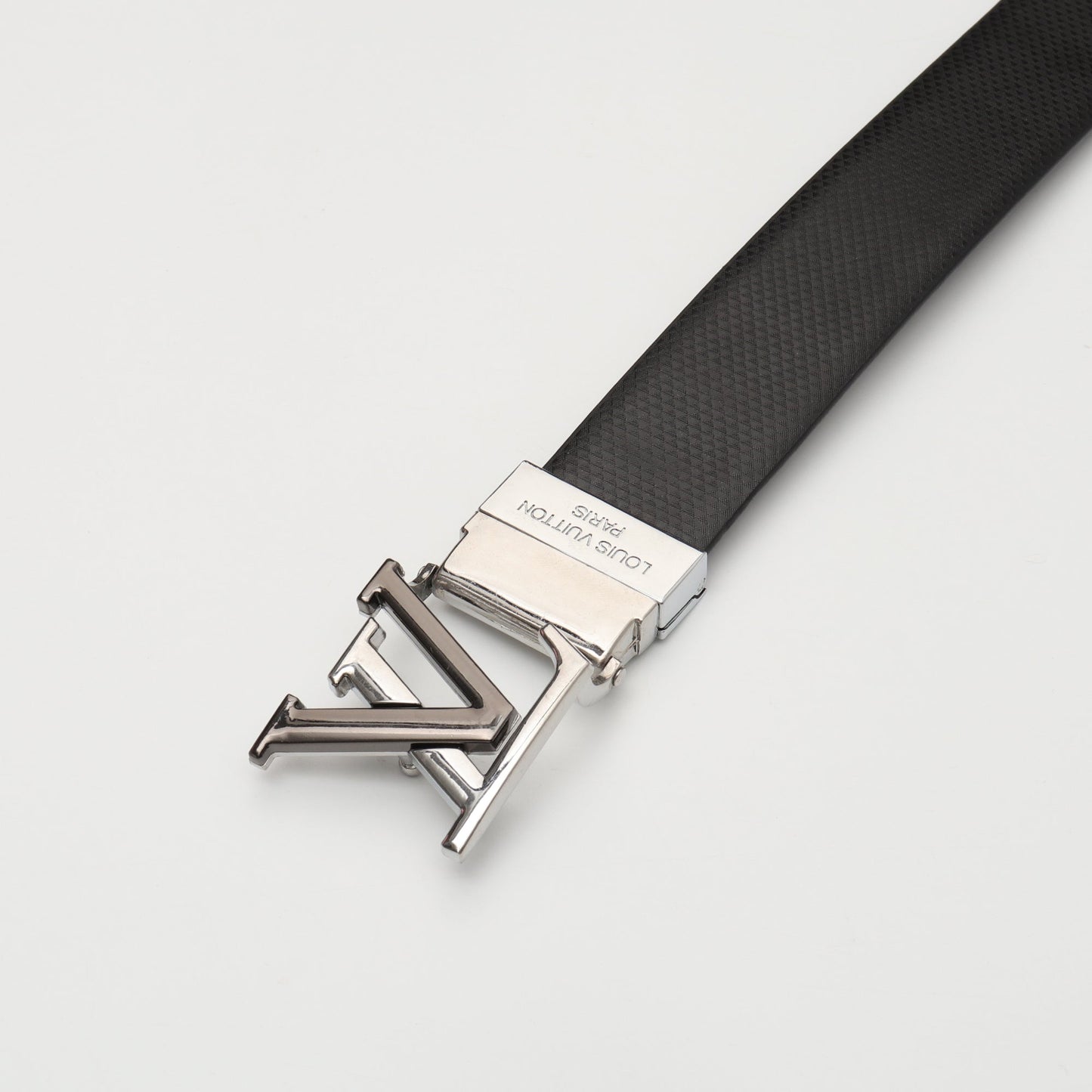 LV Initiales Polished Steel Belt