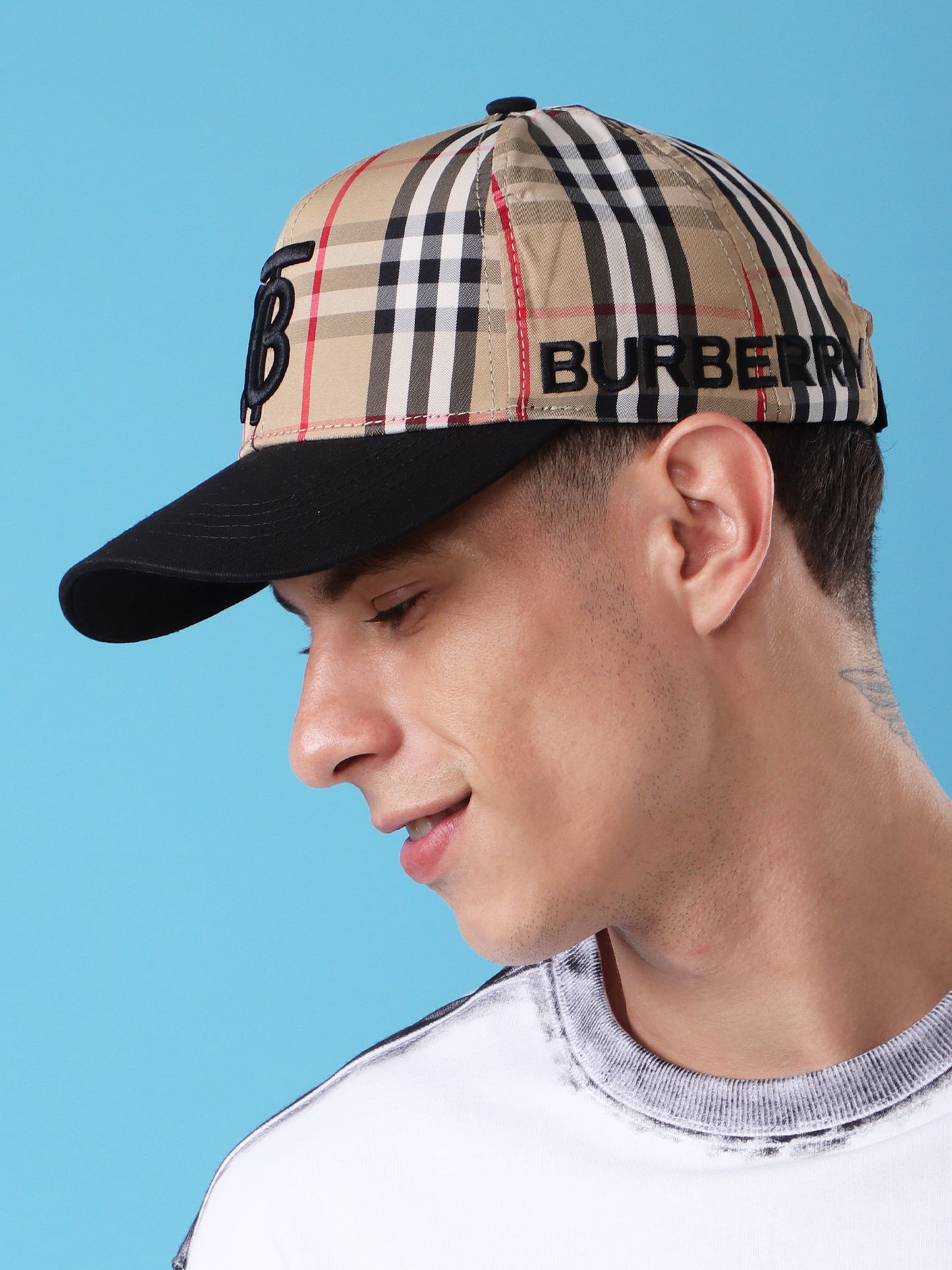 berry Check Baseball Cap