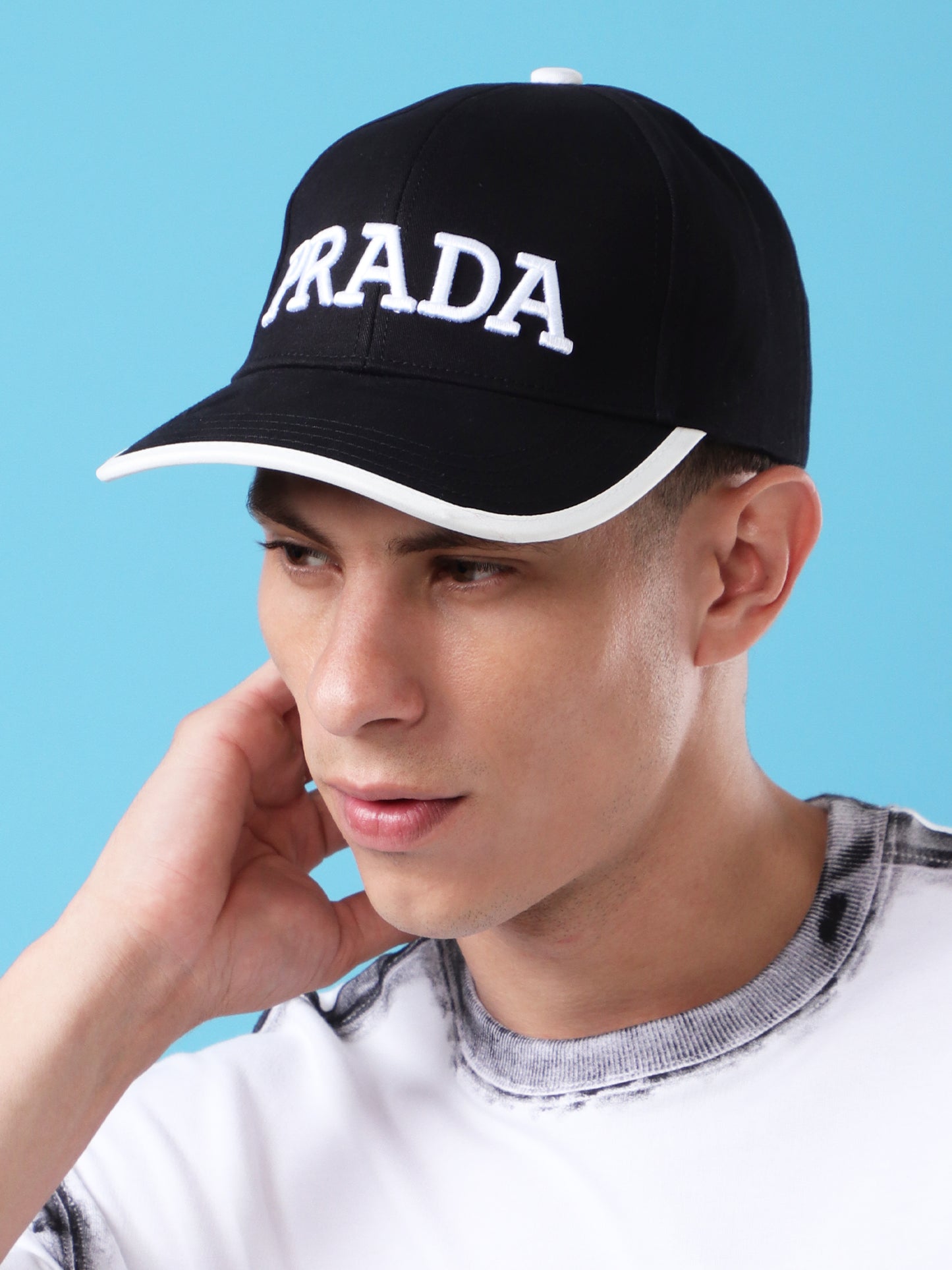 Black & White Logo Baseball Cap