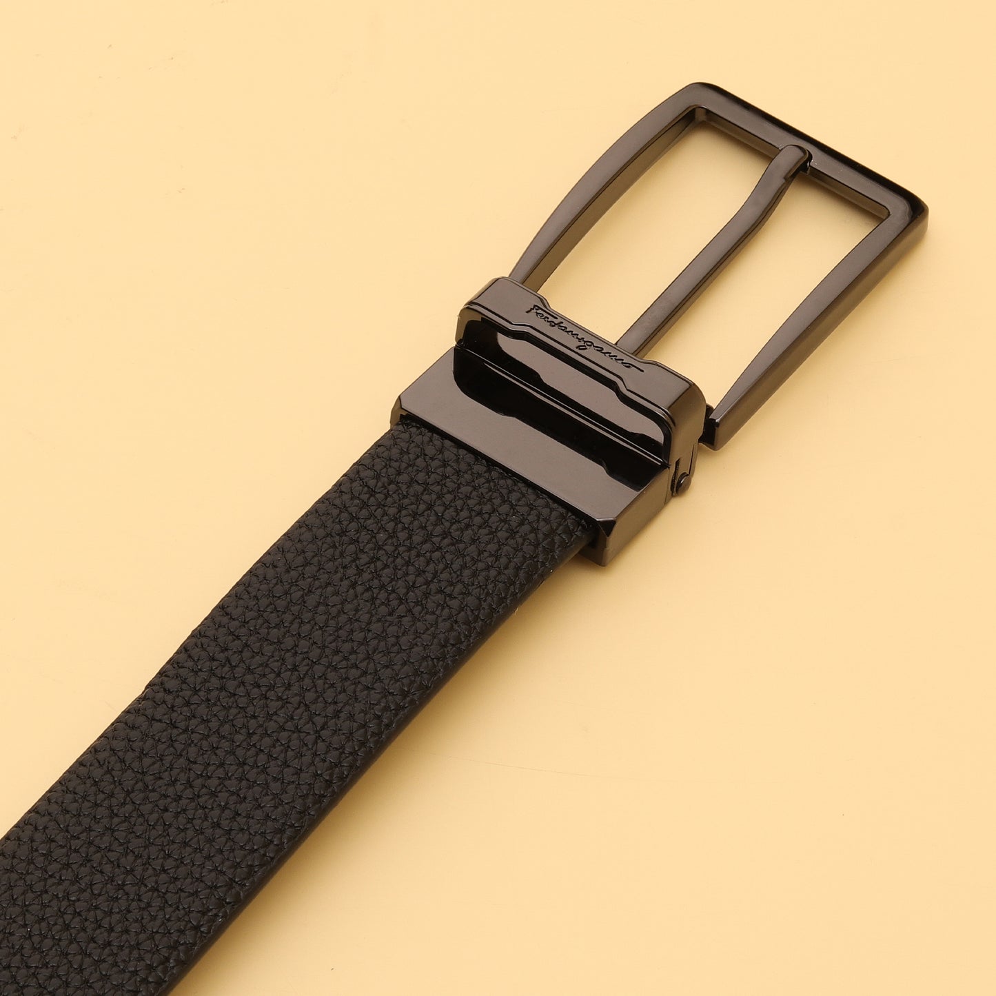 Classic Gunmetal Buckle Belt