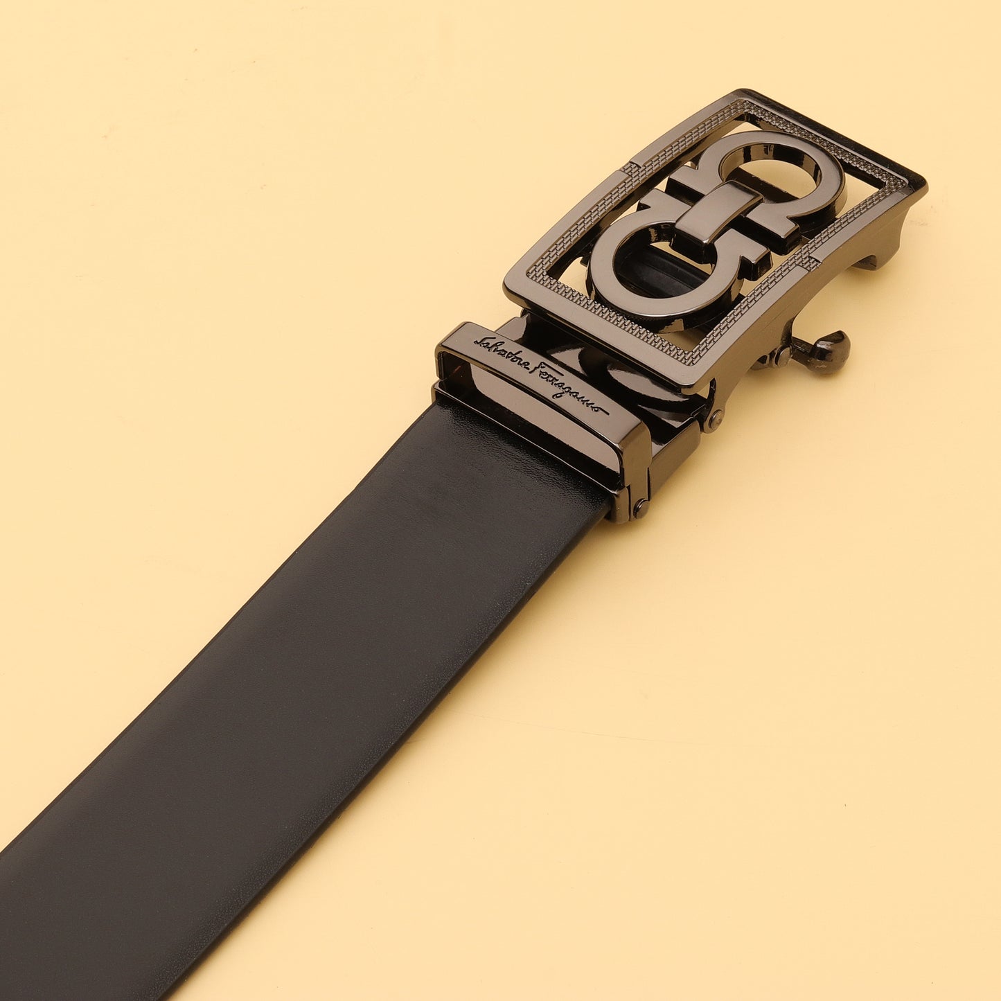 Gancini Blackout Reversible Belt