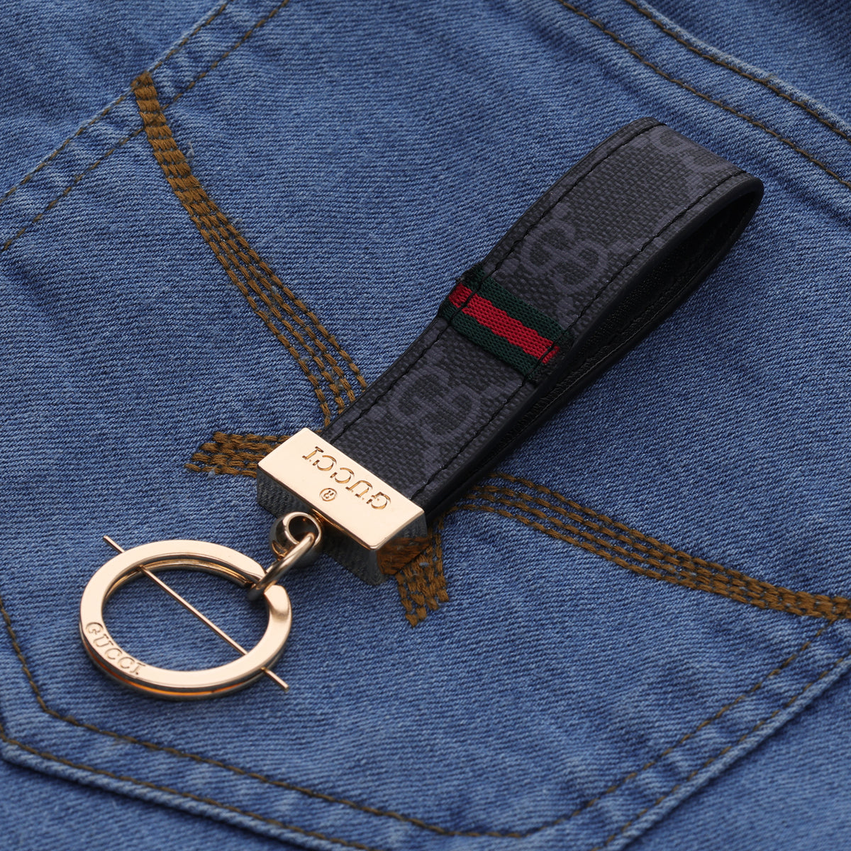 Noir Signature Loop Keychain