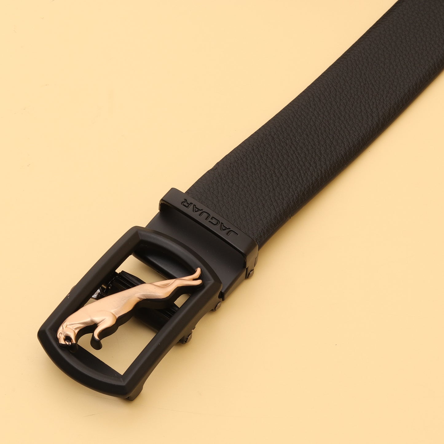 Jaguar Black Reversible Leather Belt