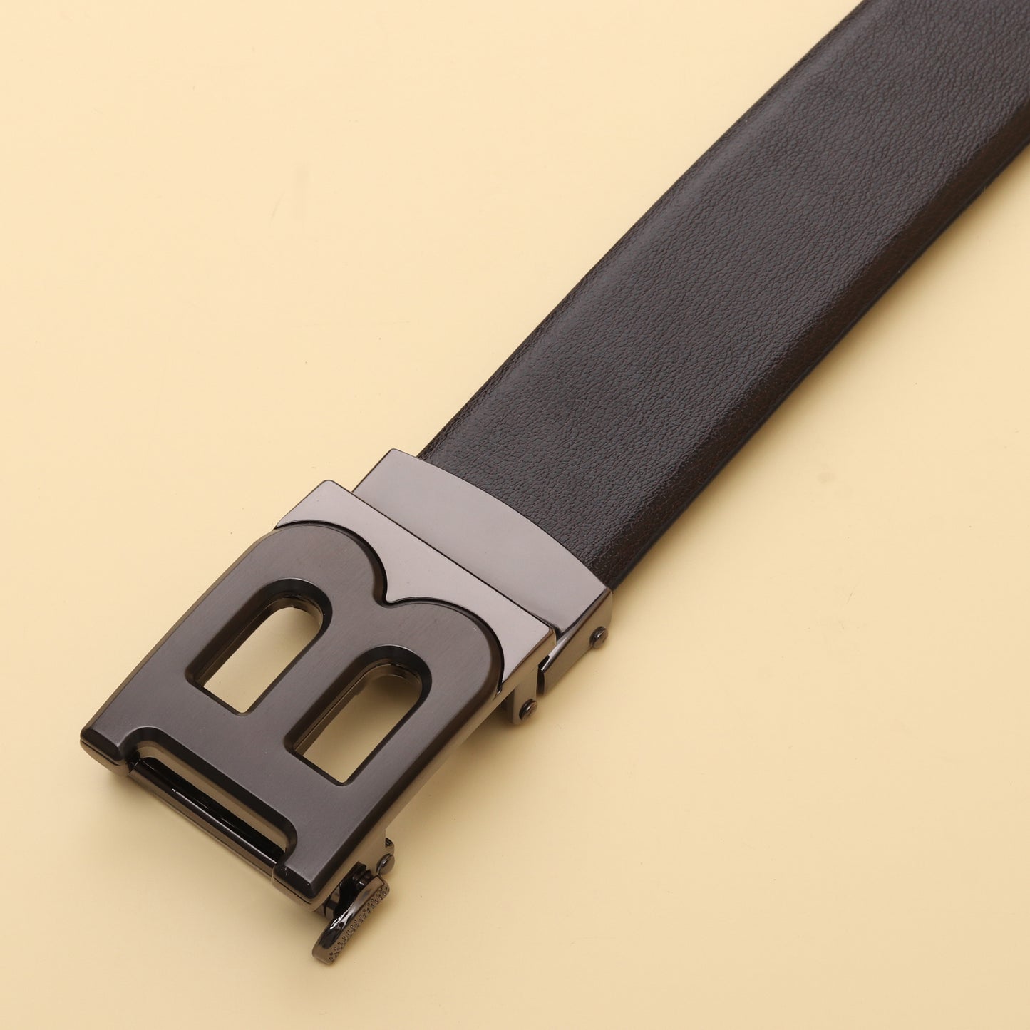 Signature Brown Leather Belt