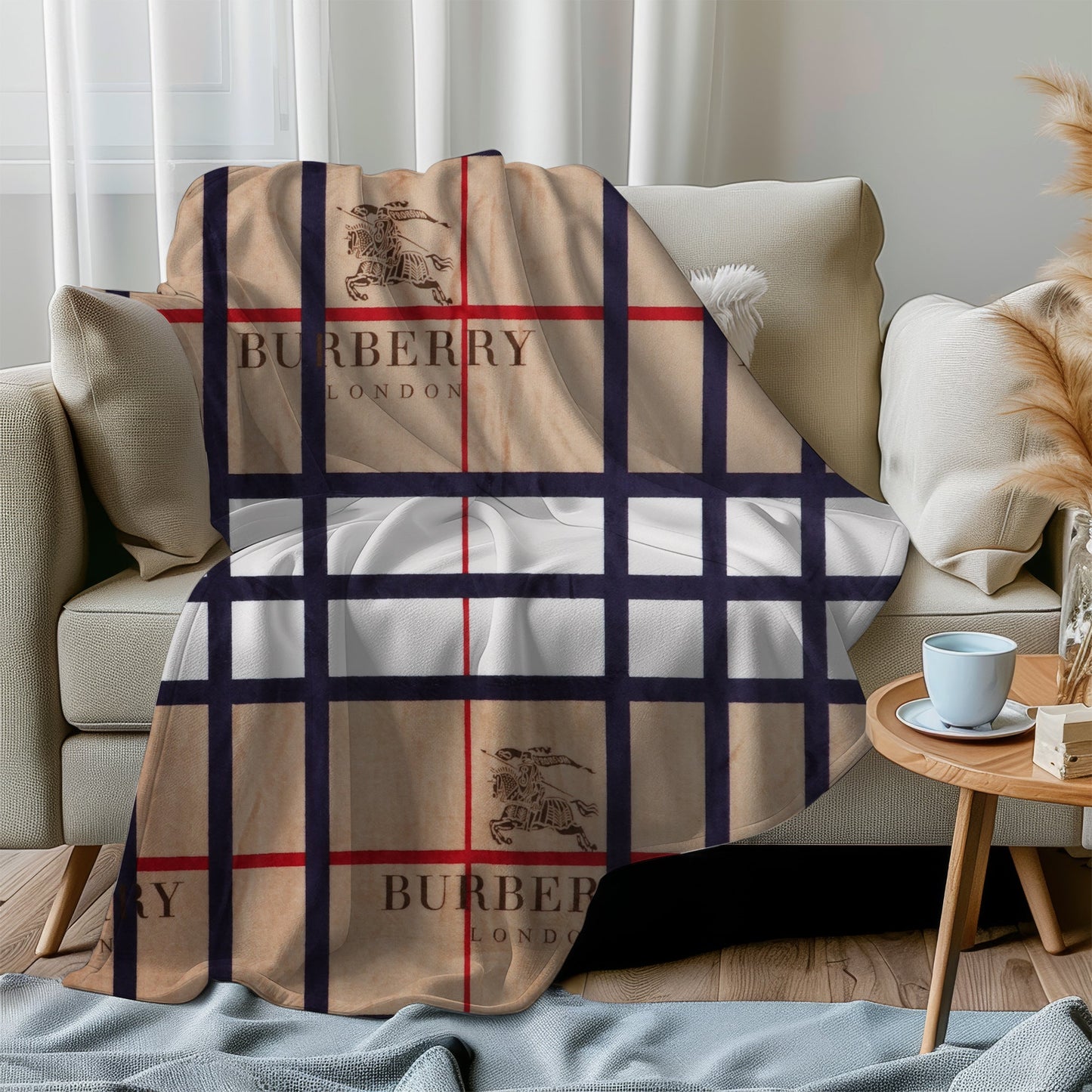 London Classic Check Throw