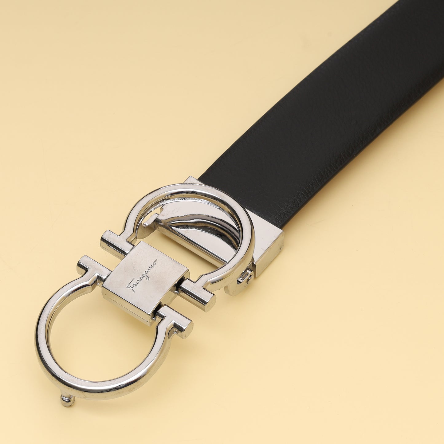 Gancini Silver Heritage Belt