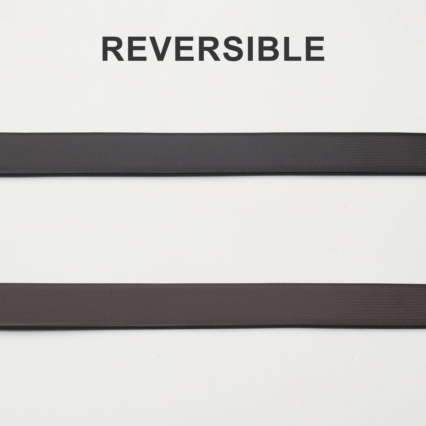Icon Reversible Belt – Ash Steel & Coffee