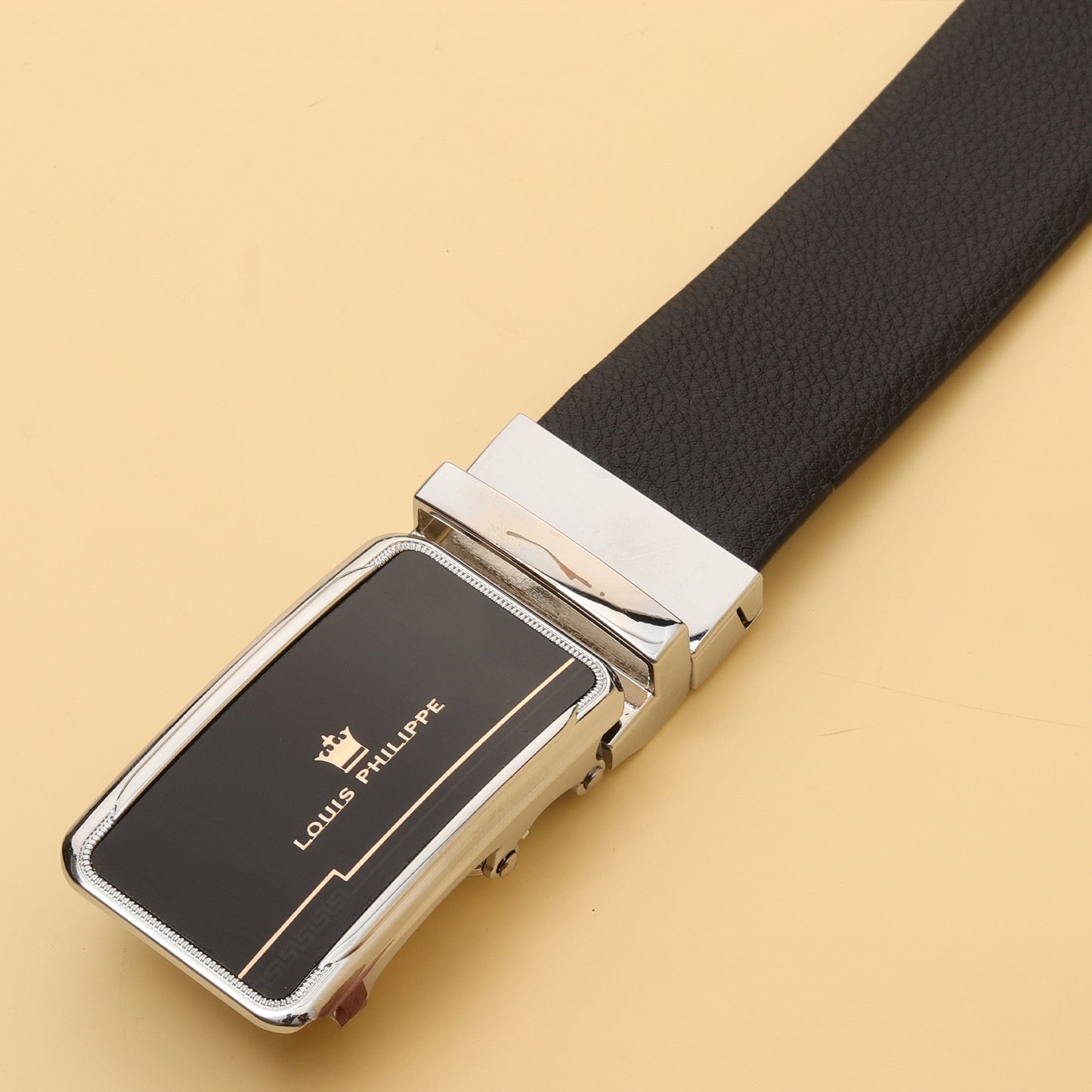 Philippe Reversible Leather Belt – Silver Buckle Edition