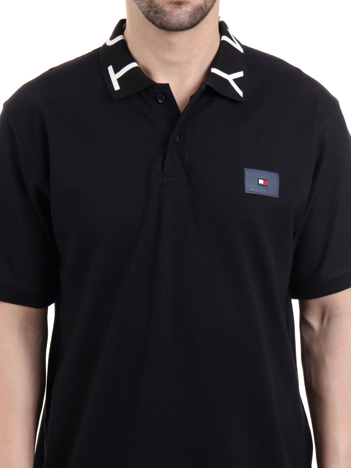 Monogram Icon Polo – Black